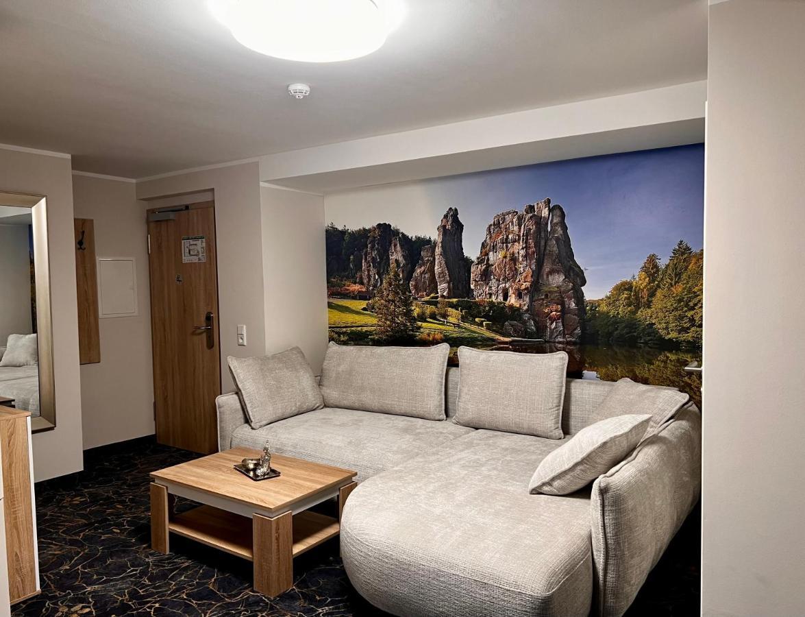 Gaestehaus Am Kurpark Hotel Garni Horn-Bad Meinberg Eksteriør billede