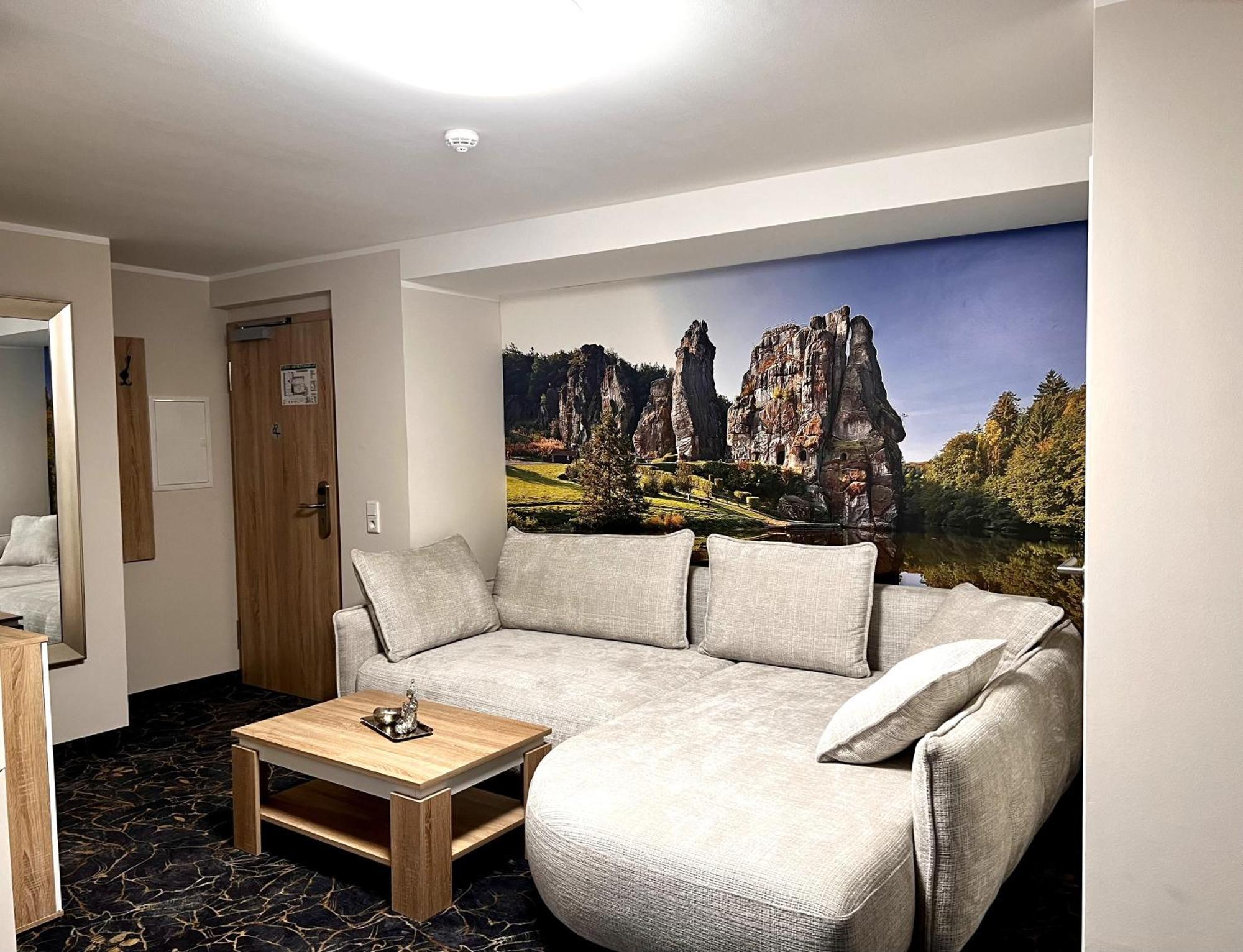 Gaestehaus Am Kurpark Hotel Garni Horn-Bad Meinberg Eksteriør billede